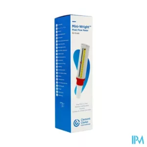 MiniWright - Peak-flow volwassenen European Scale (gele schaal) (3103387BE)