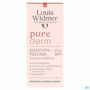 Widmer Purederm Gezichtspeeling Zonder Parfum 50ml