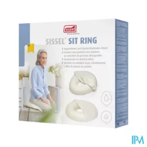 SISSEL® SITRING – ovaal – met wit overtrek Ronde zitring