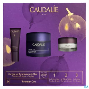 Caudalie Premier Cru Rijke Creme Kertsset 3 Prod.