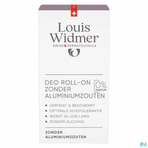 Widmer Deo Roll-on Zonder Aluminiumzouten Zonder Parfum 50ml