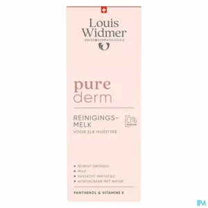 Widmer Purederm Reinigingsmelk Zonder Parfum 200ml