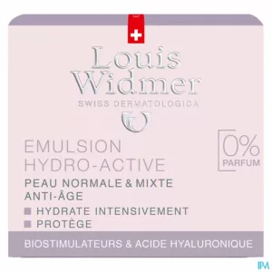 Widmer Dag Hydro-active Emulsie N/parf Pot 50ml