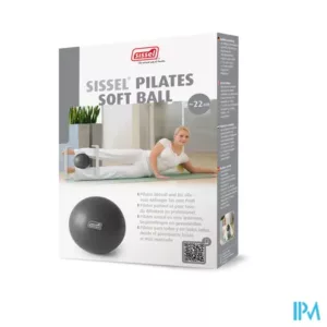 SISSEL® PILATES SOFT BALL - ø 22 cm - metaalgrijs