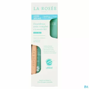 La Rosee Tandpasta 2x75ml + Tandenborstel Gratis