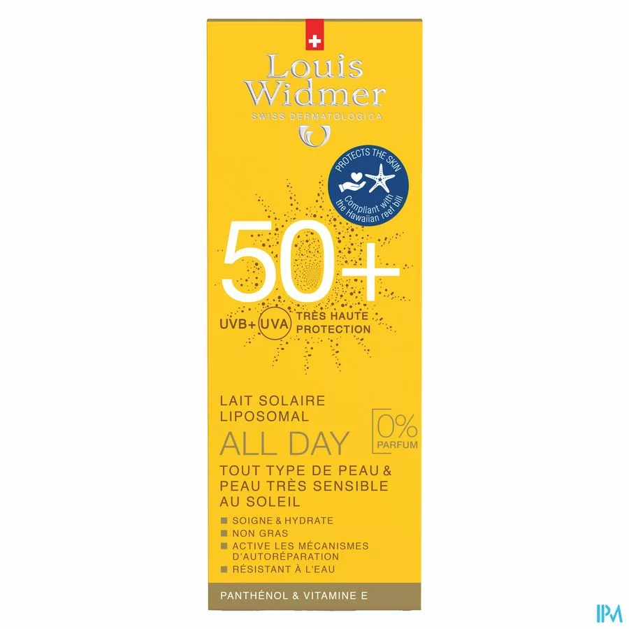 Widmer Sun All Day 50 N/parf Tube 100ml