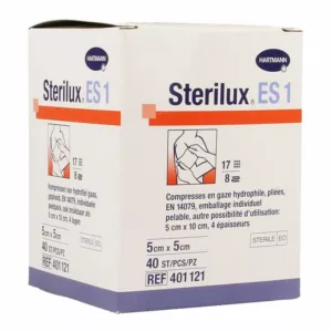 STERILUX ES1-5x5cm 8pl.       40x 1 p/s