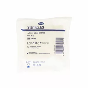 STERILUX 7,5x7,5cm 8l.st.     30x5 p/s
