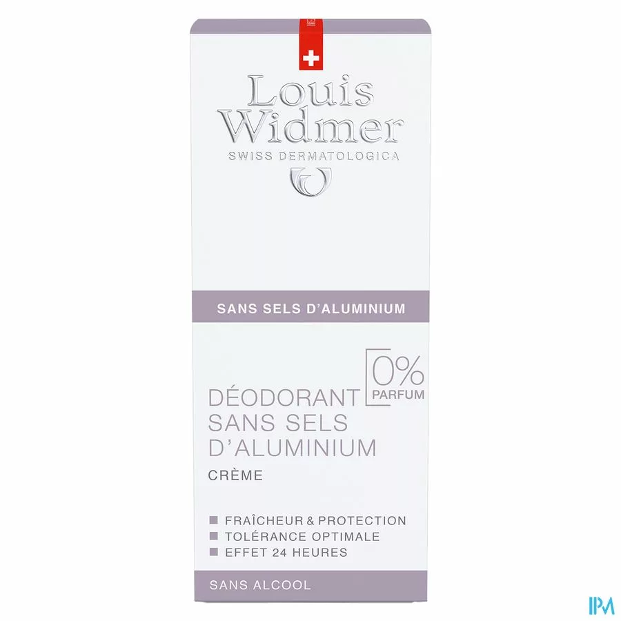 Widmer Deo Creme Zonder Aluminium N/parf 40ml