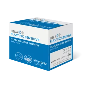 HEKA PLAST FIX SENSITIVE PLEISTER 5MX5CM NIET-STERIEL