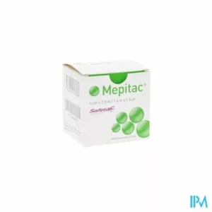 Mepitac Zachte Fixatietape Sil 4cmx1,5m 1 298400