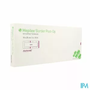Mepilex Border Post-Op Verb 10x25cm 5 496455