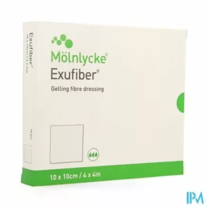 Exufiber Gelling Fibre Dressing Ster 10 X 10cm 10