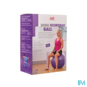 SISSEL® SECUREMAX BALL - ø 65 cm - zilver Zit- en oefenbal