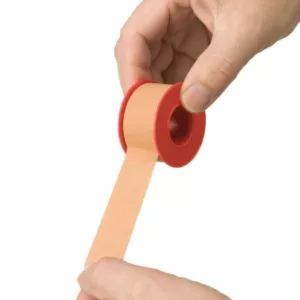 Heka plast hechtpleister textiel ring 5 m x 2,5 cm niet-steriel