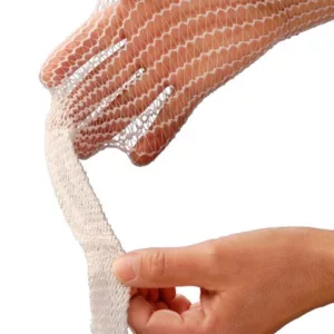 Heka net elastisch netverband nr. 4 hoofd/knie/bovenarm - 25 meter niet-steriel