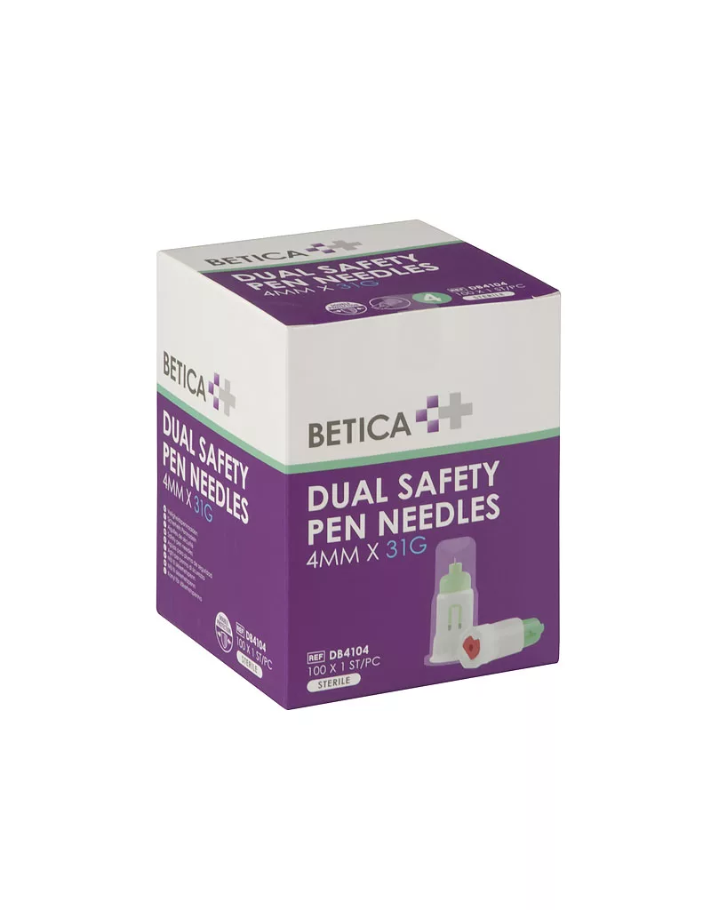 Betica veiligheidspennaalden 4mm x 31G