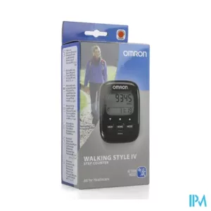 OMRON Walking style IV - zwart Elektronische stappenteller