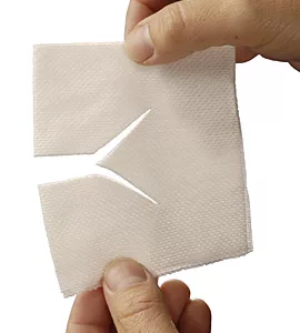 Heka soft non-woven drainkompres 10 x 10 cm steriel - 4 lagen