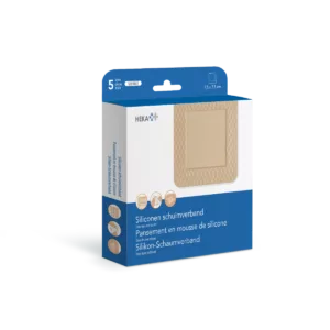 HEKA SILICONEN SCHUIMVERBAND MET BORDER 5
