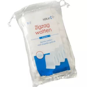 Heka zigzag watten 50 gram niet-steriel