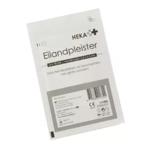 Heka eilandpleister 6 x 10 cm steriel