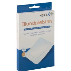 Heka eilandpleister 10 x 15 cm steriel