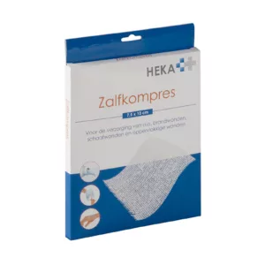 Heka zalfkompres 7,5 x 10 cm steriel