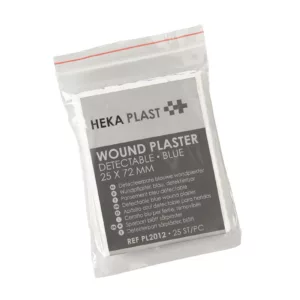 Heka navul blauwe HACCP pleister 72 x 25 mm niet-steriel
