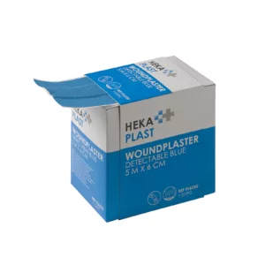 Heka plast detectable dispenserdoos 5 m x 6 cm niet-steriel