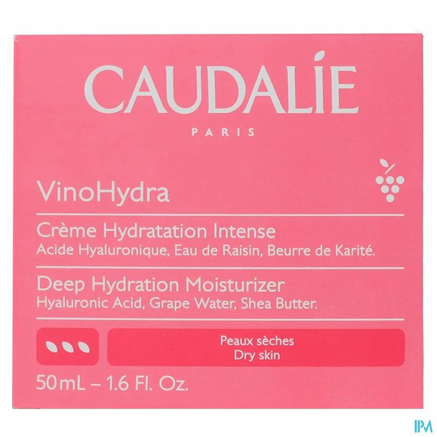 Caudalie Vinohydra Creme Intense Hydratatie 50ml