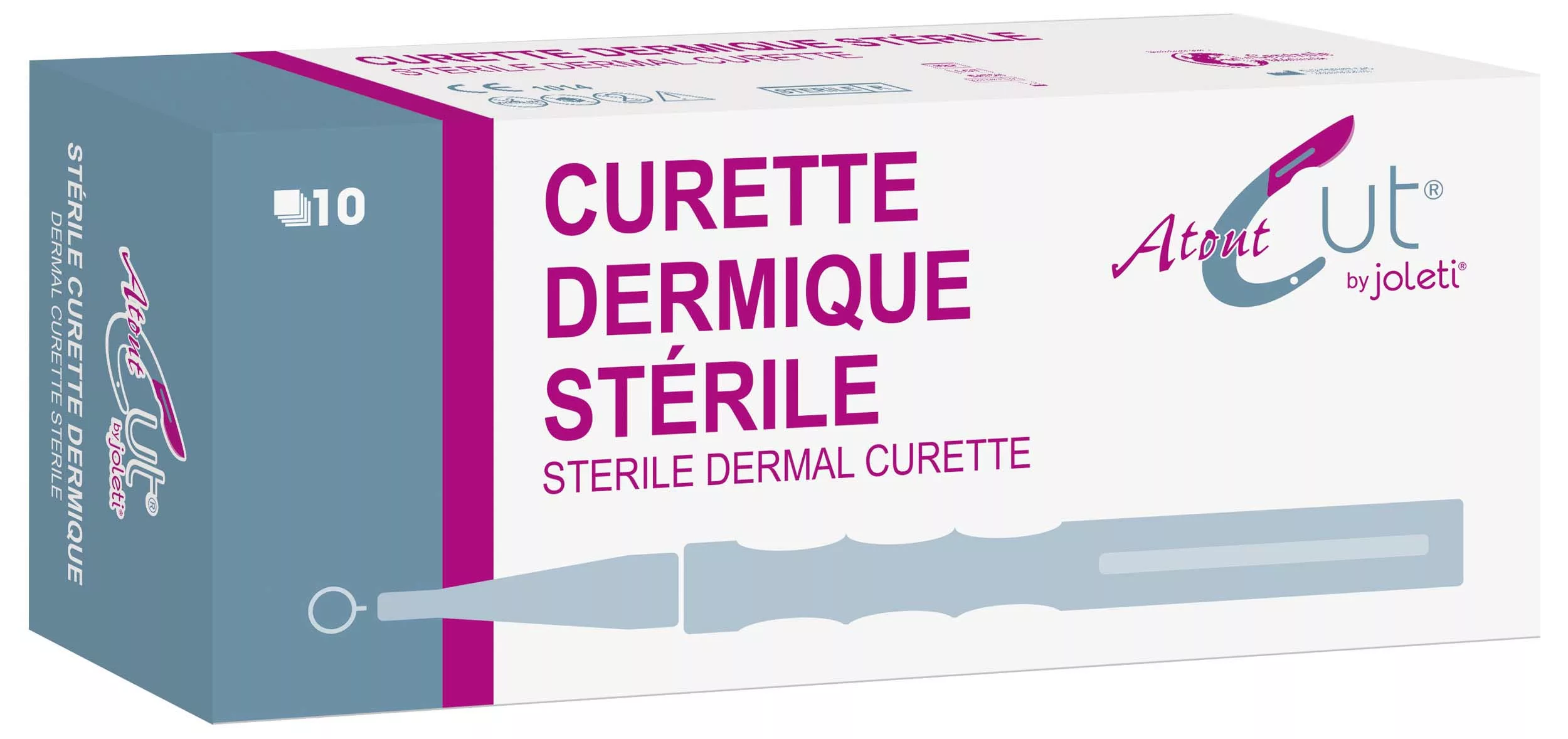 Dermatologische Curette - steriel - 5mm diameter