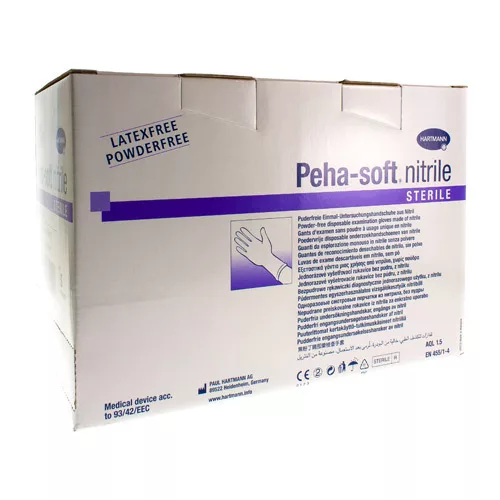 PEHA-SOFT nitrile steriel S 50 pr