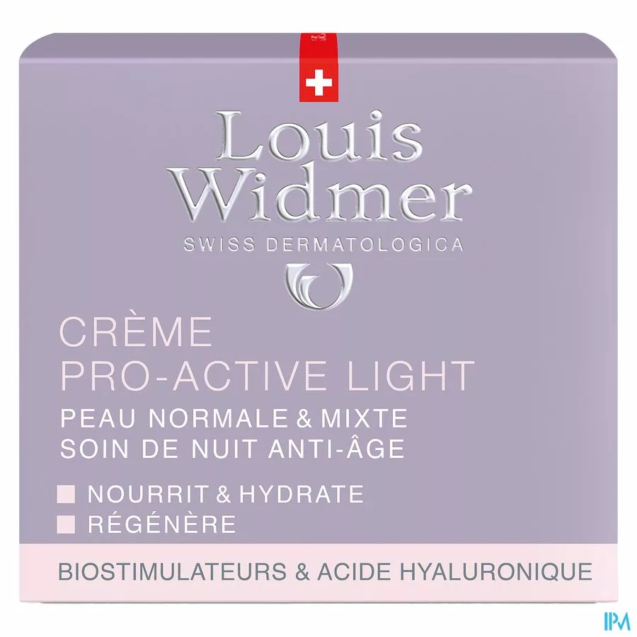Widmer Nacht Creme Pro-active Light Parf Pot 50ml