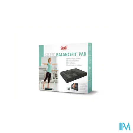 SISSEL® BALANCEFIT PAD LARGE - 95 x 41 x 6 cm gemarmerd blauw