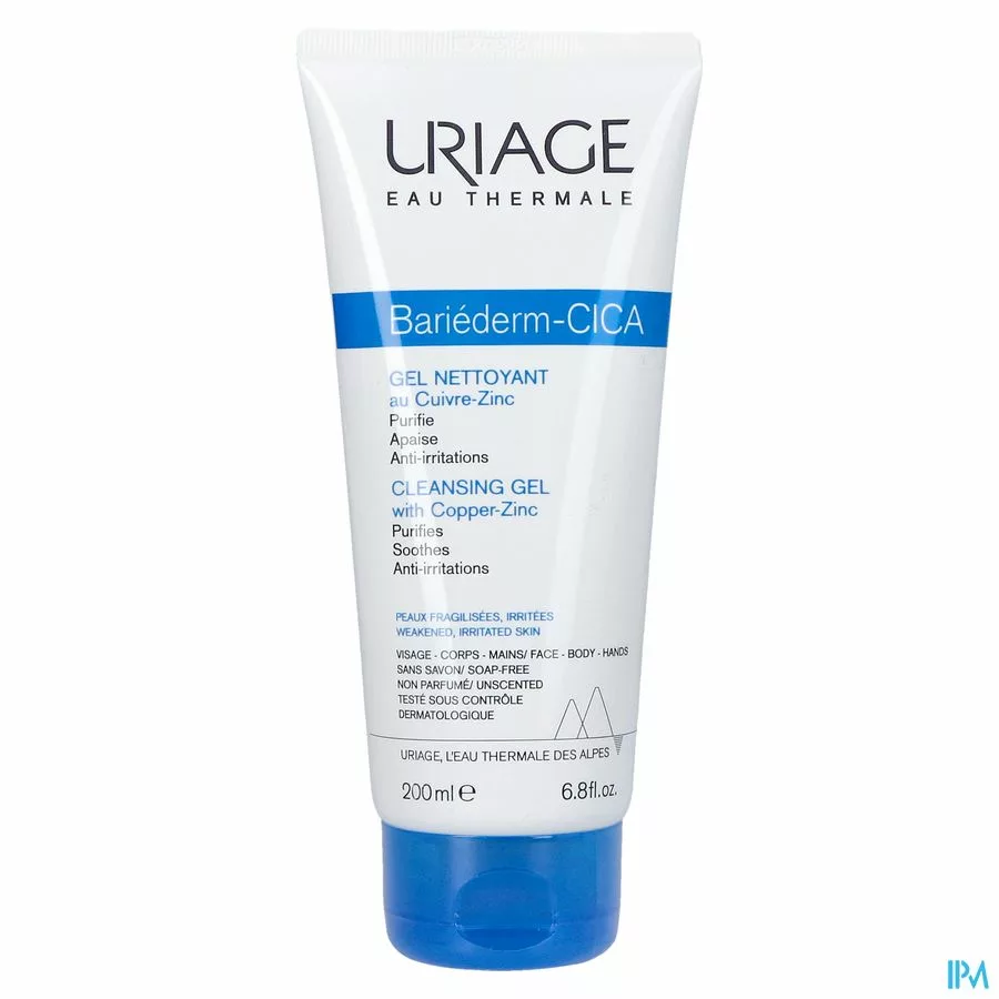 Uriage Bariederm Cica Gel Reinig.cuivre Zinc 200ml