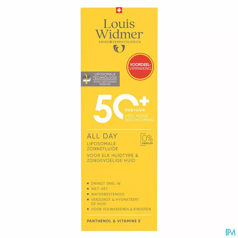 Widmer All Day 50+ Value Pack Zonder Parfum* 200ml