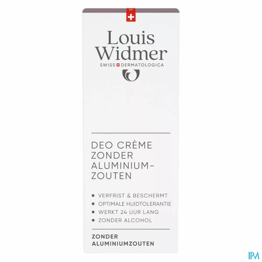 Widmer Deo Crème Zonder Aluminiumzouten 40ml