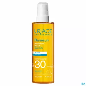 Uriage Bariesun Droge Olie Ip30 Z/alc Gev.h 200ml