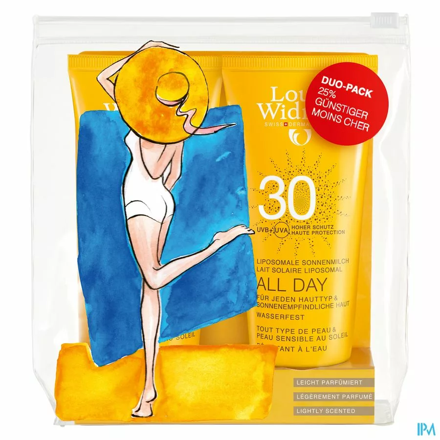 Widmer Sun All Day 30 Duo Parf Tube 2x100ml