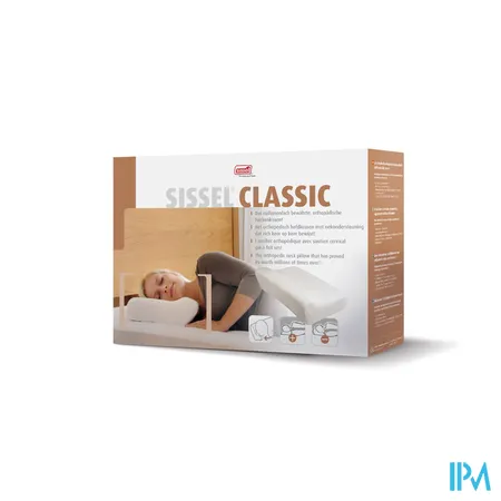 SISSEL® CLASSIC L Orthopedisch hoofdkussen standaard + fluwelen overtrek