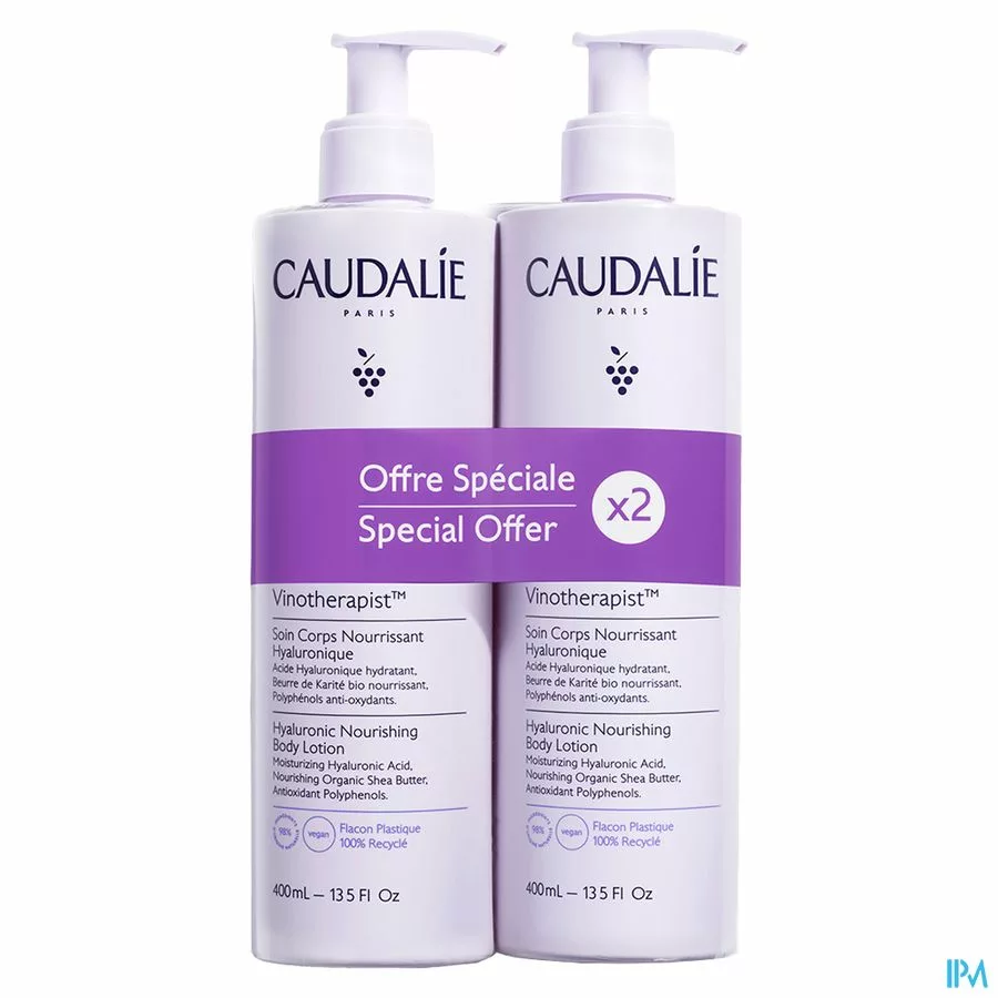 Caudalie Duo Vinotherapist Voed.lichaamsverz.400ml