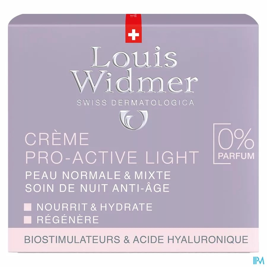 Widmer Nacht Cr Pro-active Light N/parf Pot 50ml