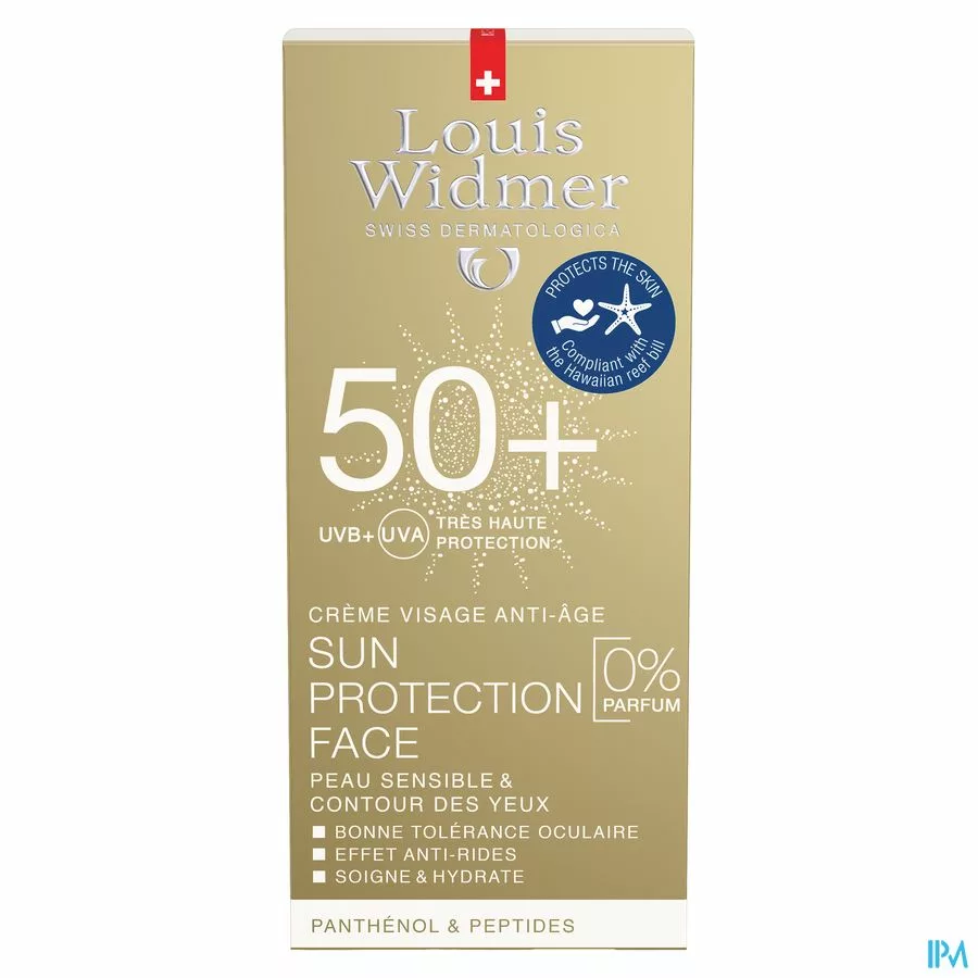 Widmer Sun Face Protection 50 N/parf Tube 50ml