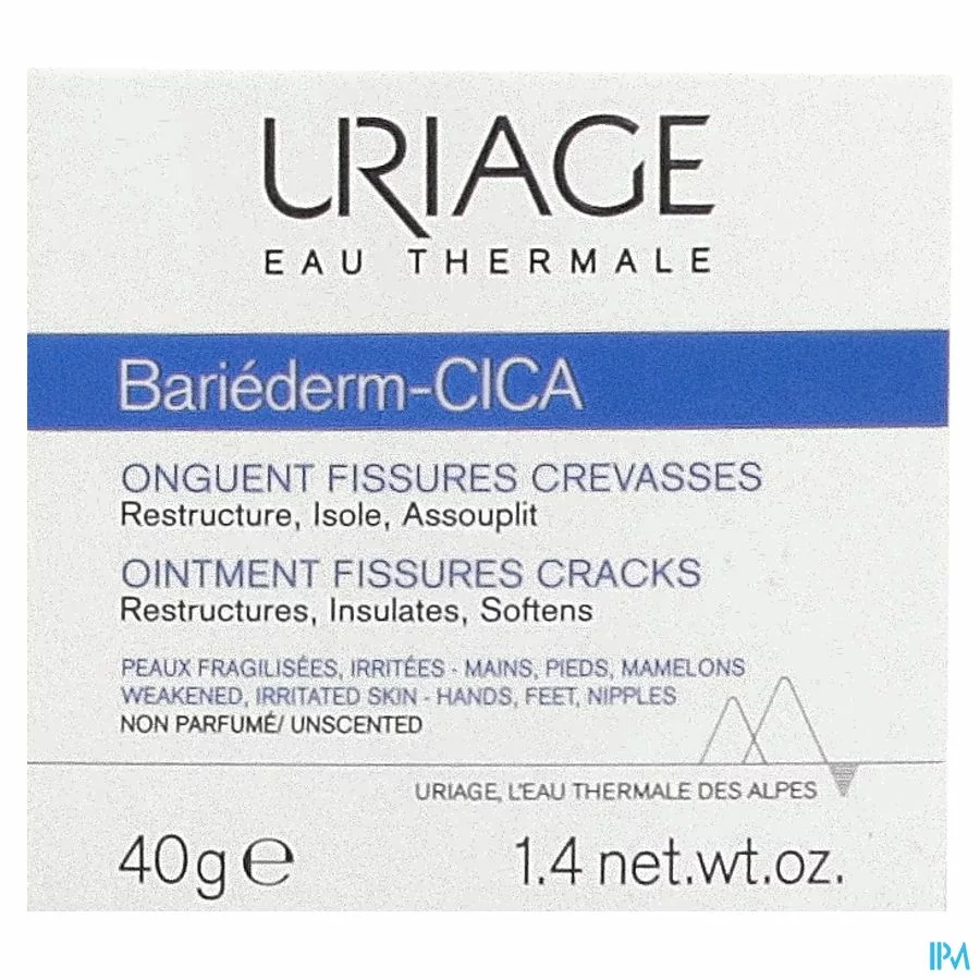 Uriage Bariederm Kloven-barsten Zalf Pot 40g