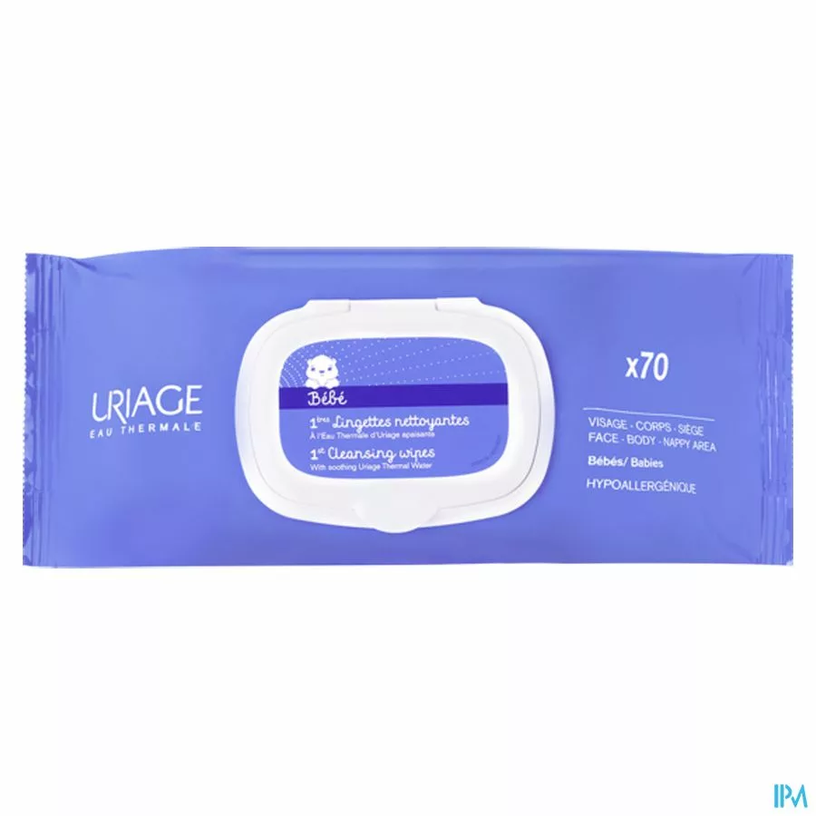 Uriage Bb 1ere Reinigingsdoekjes 2x70