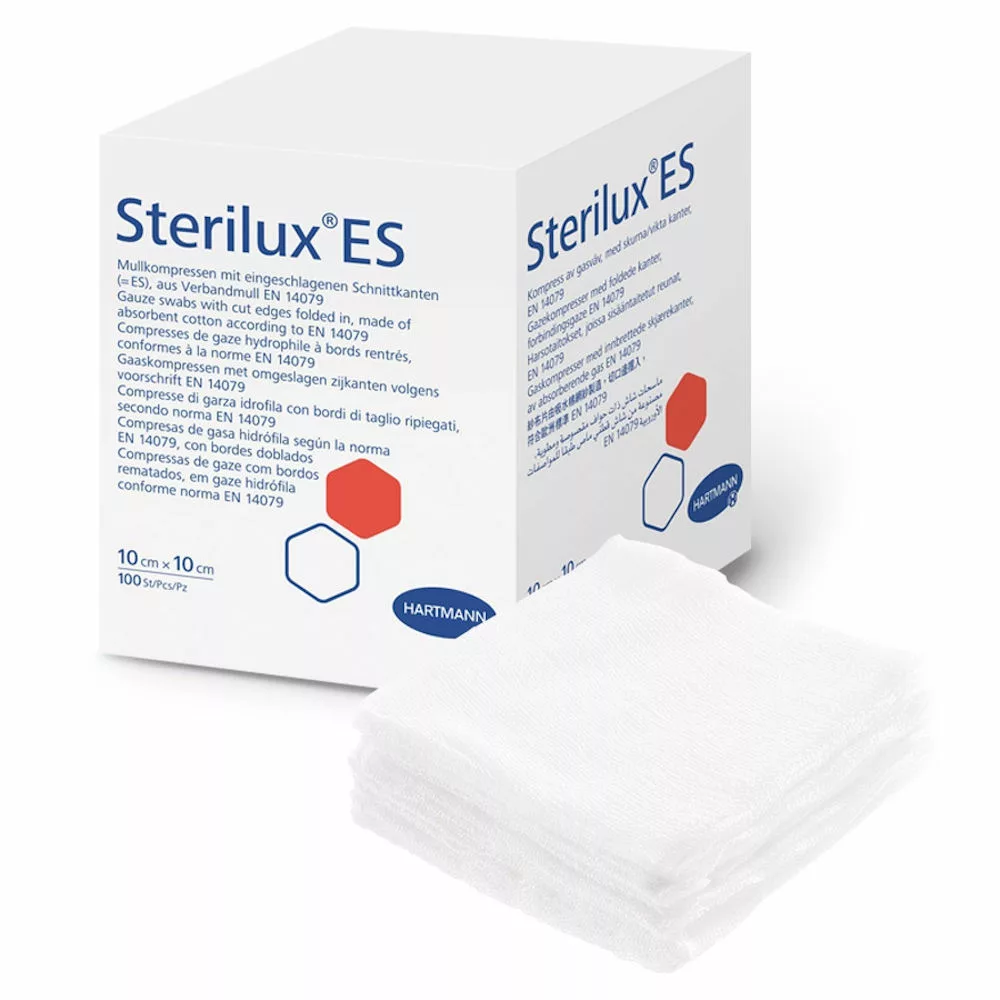 STERILUX ES 10x10cm 8l.st. 40x3 p/s