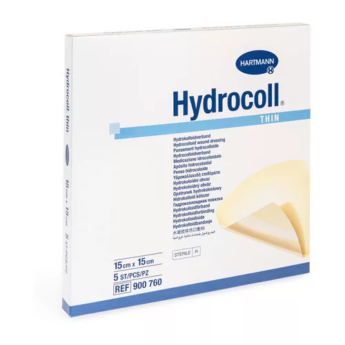 HYDROCOLL thin 15x15cm st. 5 p/s