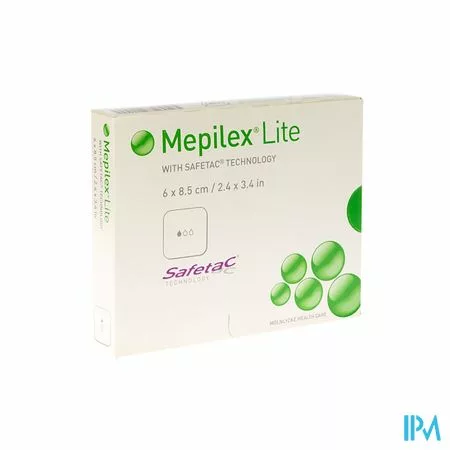 Mepilex Lite Dun Verb Silicone Ster 6x 8,50cm 5 284000