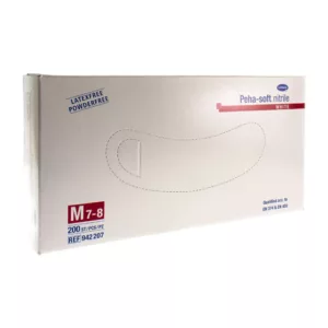 PEHA-SOFT nitrile wit M       200 p/s